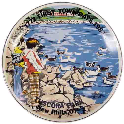 1984 First Town Days Souvenir Plate