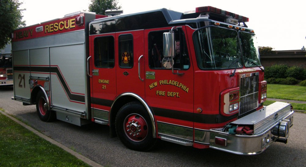 New Phila Fire Department heavy rescue vehicle